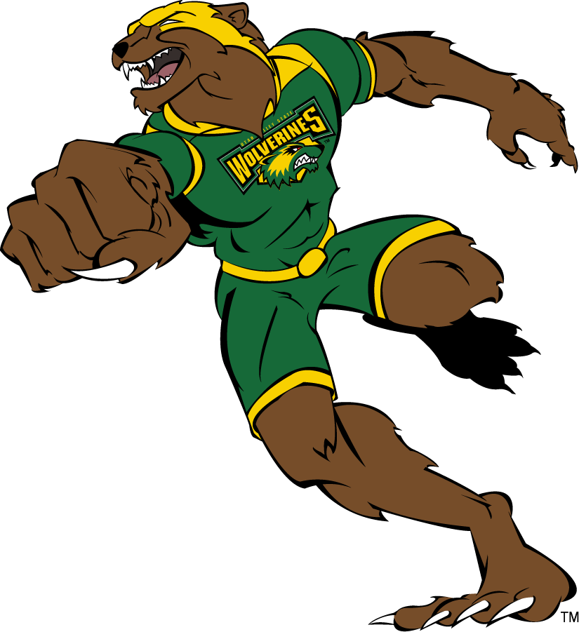 Utah Valley Wolverines 2004-2007 Mascot Logo diy DTF decal sticker